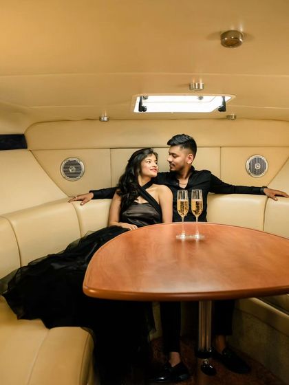 An exclusive yacht photoshoot in Goa offers a touch of luxury and adventure. We capture both intimate and glamorous moments as you cruise along the beautiful coastline.
