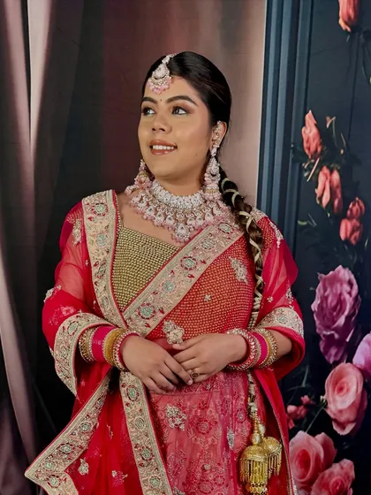 Another shot of this gorgeous bride. Her traditional look is just perfect.