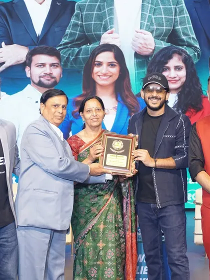 My parents felicitating another one of our guest speakers at FGS. These moments are what make all the hard work worth it.