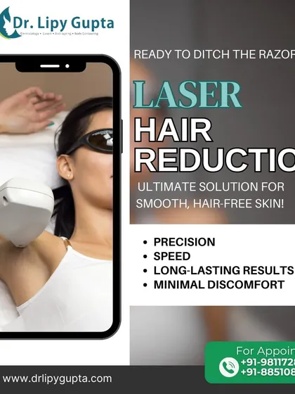 Are you ready to stop shaving? This graphic illustrates why laser hair reduction is a superior solution. It offers precision, speed, and long-lasting results with minimal discomfort, making it the ultimate choice for achieving permanently smooth skin.