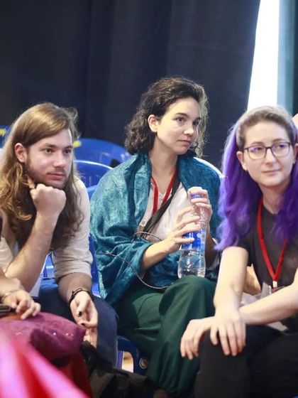 International guests and participants at our 2023 puppet festival conference. The diverse audience reflects the global interest in Indian puppetry traditions.