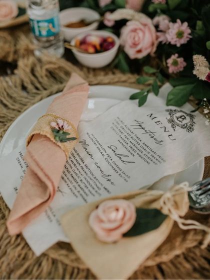 Crimson and Cherry - Wedding Design & Styling Elegant Tablescapes & Dining Details photo 8