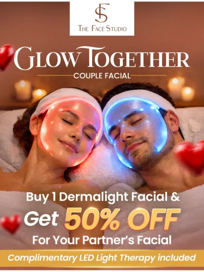 Skincare can be a shared experience. I offer companion and couple facials, like this Dermalight Facial with complimentary LED Light Therapy, so you and a partner, friend, or family member can achieve your skin goals together.