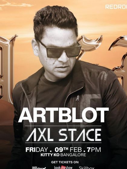 My poster for the night with AXL STACE, highlighting my role as a main supporting act for this huge debut.