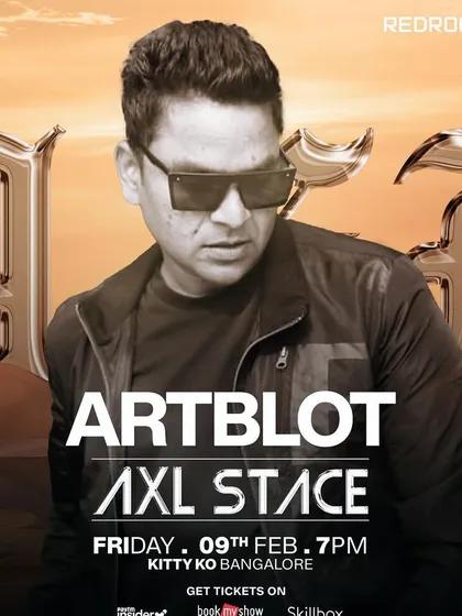My poster for the night with AXL STACE, highlighting my role as a main supporting act for this huge debut.