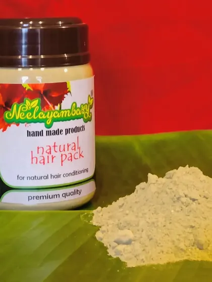 A simple way to get healthy hair. Just mix my natural hair pack with egg white and water, apply it, and wash it off after 30 minutes for super soft and voluminous hair.