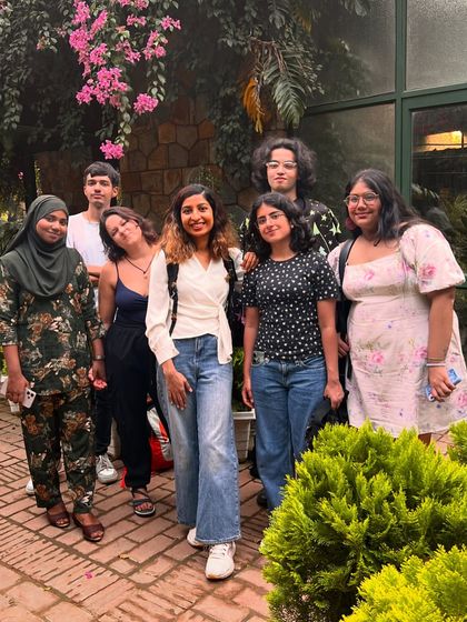 The group of volunteers and poets who came together for a video shoot. We are so grateful for everyone who contributes their time and talent to our community.