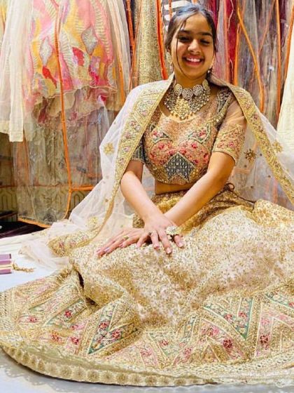 These posts highlight my "rent-a-lehenga" service. You can get these stunning, trendy looks for a fraction of the buying price.