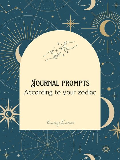 Here are some journal prompts based on your zodiac sign. Whether you're a fiery Aries or a dreamy Pisces, these questions are designed to help you reflect and connect with your inner self.