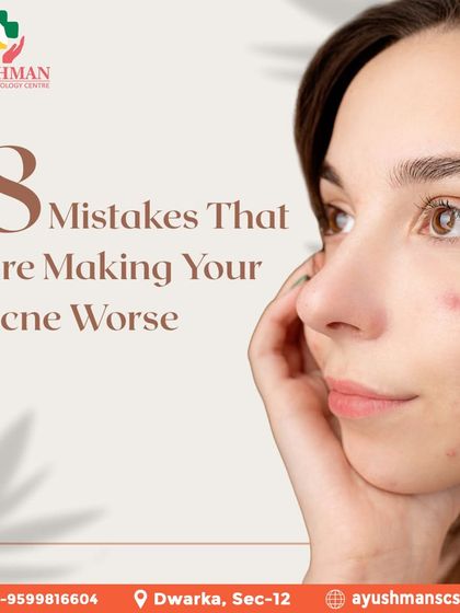Are you making one of these common skincare mistakes that can worsen acne? I can help you correct your routine and provide advanced treatments for better results.