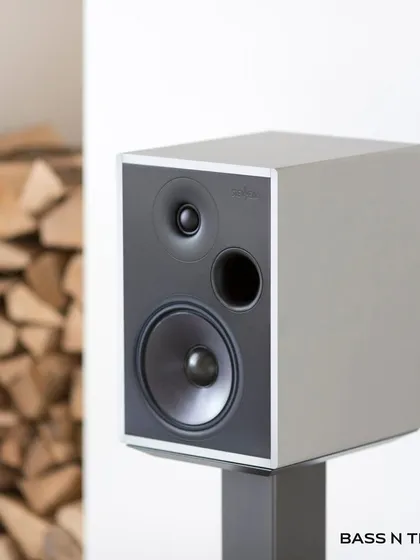 The Stenheim Alumine Two in a lifestyle setting. It's a speaker that delivers impressively musical results while maintaining a simple, elegant outward appearance.