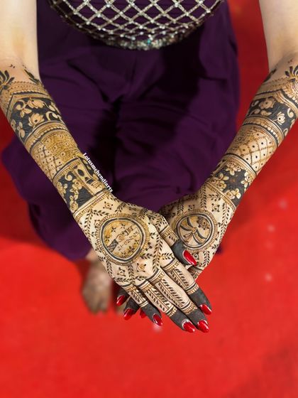 Lotus Mehendi Arts - Bridal & Occasion Mehendi Elaborate Bridal Designs photo 35
