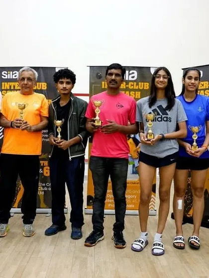 A lineup of champions from the SILA Inter-Club tournament. We are proud to host events that bring together players of all ages and categories, from juniors to seasoned masters.