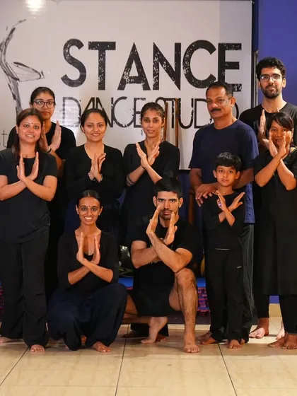 A group photo celebrating the culmination of our 21-day Kalaripayattu workshop with Guru Vinod Kadangal from Kerala. We feel blessed to learn from such a senior master.