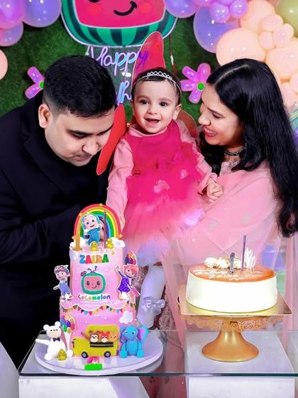 A playful 'Construction' themed birthday party, with yellow and black decor, construction vehicle cutouts, and hard hat props, perfect for little builders.