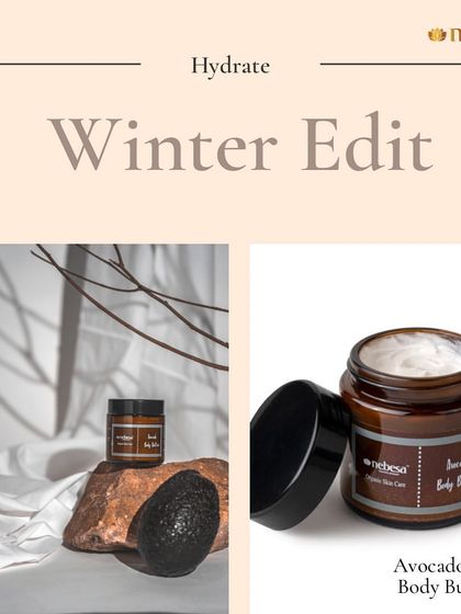 Dry skin is a common problem in winter, which is why I created my ultra-hydrating Avocado Body Butter. It's designed to deeply nourish and repair your skin from within.