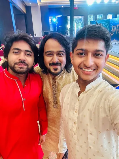A selfie with my talented friends after a successful show.