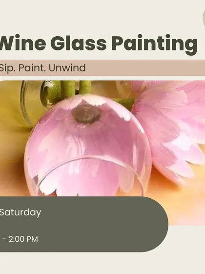 Learn to paint delicate floral designs on a wine glass. It is a beautiful way to personalize your glassware and makes for a perfect handmade gift.