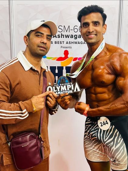 Another Olympia medal for the team. My athlete Yatish showcasing his hard-earned prize. Consistency is the key to our success.