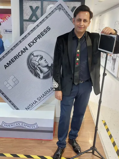 At the American Express Family Day, I combined digital illusions on my iPad with interactive magic. It's a great way to engage a modern audience in a corporate office setting.
