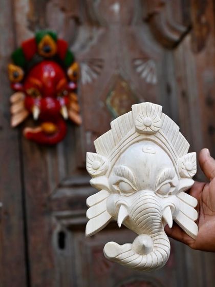 Greenhouse - Curated Artisan & Vintage Decor Hand-Carved Traditional Masks photo 26