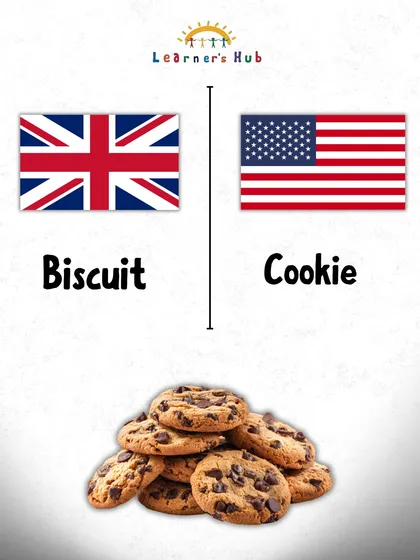 Is it a 'biscuit' or a 'cookie'? It depends on where you are. This is a classic example of the difference between British and American English that we cover in our classes.