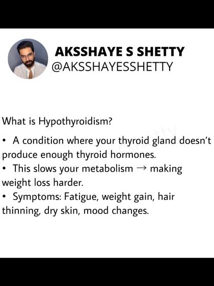Thyroid issues can make weight loss challenging, but not impossible. This series explains how the thyroid works (TSH, T3, T4), the difference between hypo and hyperthyroidism, and how to manage weight loss through medication, nutrition, and exercise.