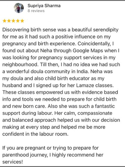 Neha Misra - Birth Doula Support Client Stories: An Empowered Journey photo 18