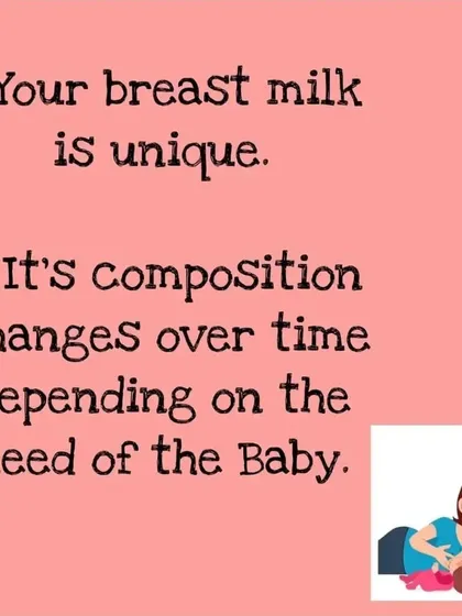 Your breast milk is uniquely formulated for your baby. Its composition of fats, proteins, and antibodies changes over time, adapting perfectly to the evolving nutritional and immunological needs of your growing child.