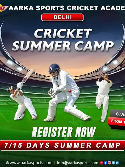 A poster for our Delhi summer camp. We offer flexible 7 or 15-day programs to suit different needs.