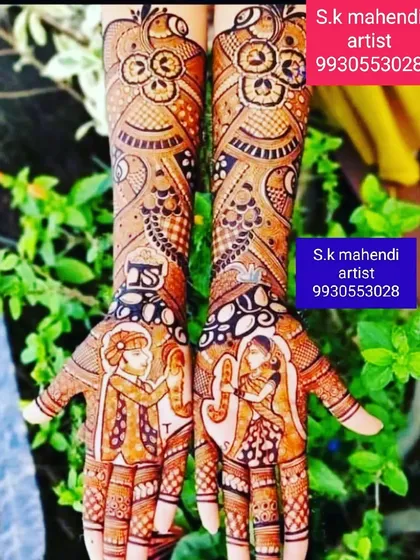 A cute and charming design with cartoon-style portraits of the couple. I also included their initials 'T' and 'S' for a personal touch.