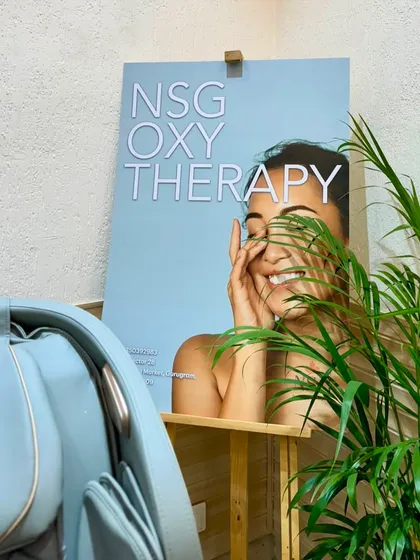 This is where your relaxation begins. Our advanced massage chair and the NSG Oxy Therapy setup are ready to help you de-stress. I wanted to create a clean, calm, and professional environment for your wellness journey.