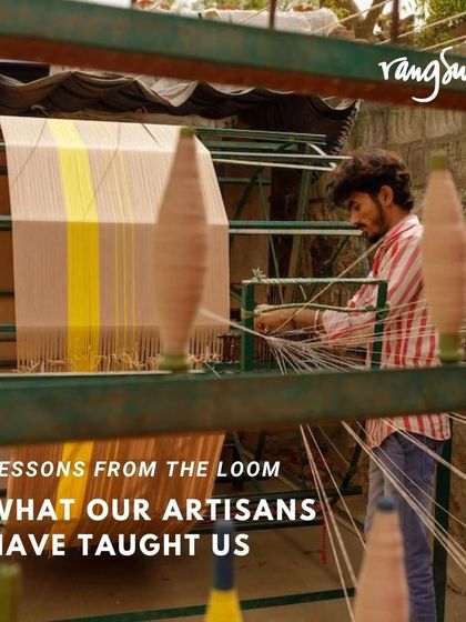 Lessons from the loom. This Teacher's Day, we celebrate our artisans, who teach us every day about patience, resilience, creativity, and the importance of community.