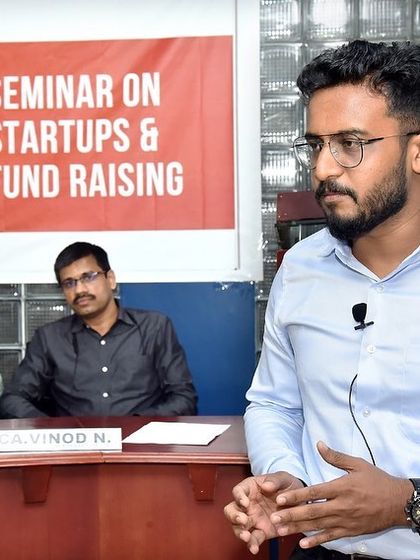 Explaining the nuances of startup finance during the Q&A session at the ICAI seminar in Kozhikode. My aim is to provide actionable advice that founders can implement immediately.