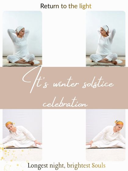 Return to the light. Another visual for our Winter Solstice celebration, reminding us that the longest night brings the brightest souls together.