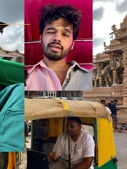 A self-portrait during a city ride, capturing the feeling of being in transit, a constant state in Mumbai.