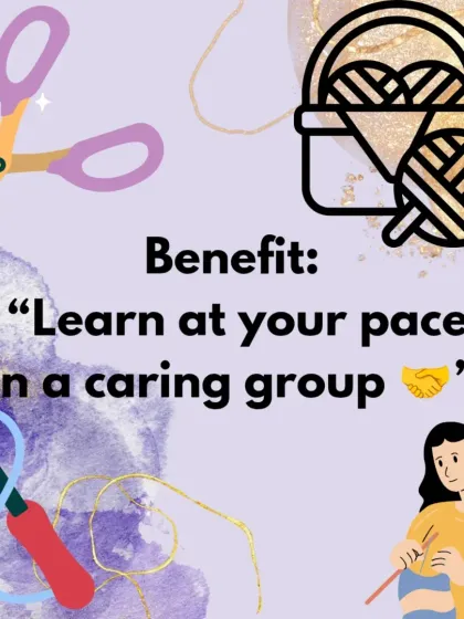 You don't need to be a pro to join. My workshops are for beginners, where you learn at your own pace in a caring group with live teaching and community support.