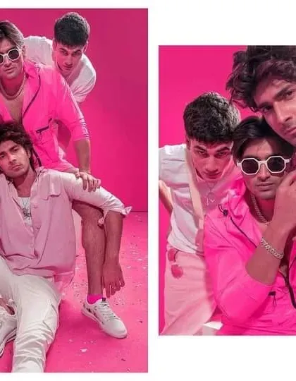 Bringing a concept to life is my favorite challenge. For this Barbie-themed editorial, I styled the male models in vibrant shades of pink and clean white, using modern silhouettes and casual layering to create a fresh, high-energy look.