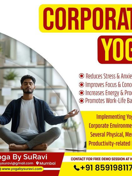 Even a few moments of mindfulness can make a difference. Our corporate sessions teach simple meditation and breathing techniques that professionals can use to find calm and clarity during a busy workday.