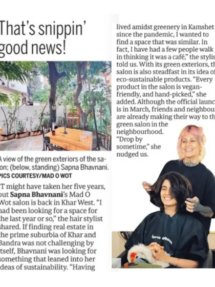 More love from the press! This feature highlights our green exteriors and the philosophy behind the salon. We're not just a place for haircuts; we're a community space built on sustainability.