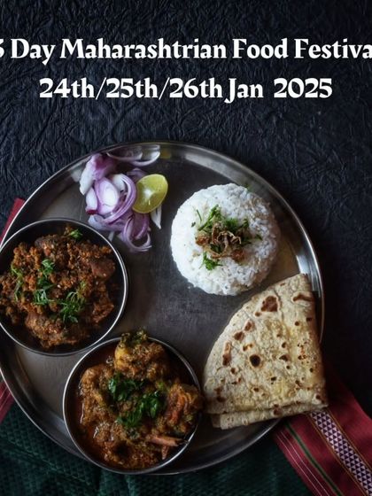 A preview of the Maharashtrian thali we served in Chennai. It was a pleasure to share the vibrant flavours of my home state with a new city.