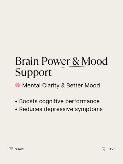 Beyond muscle, creatine supports brain power and mood. It is shown to boost cognitive performance and can even help reduce depressive symptoms.