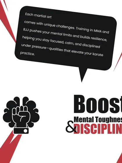 I believe in boosting mental toughness and discipline through every form of training. Whether it's MMA, BJJ, or meditation, each practice pushes your limits and builds the resilience needed to stay focused and calm under pressure.