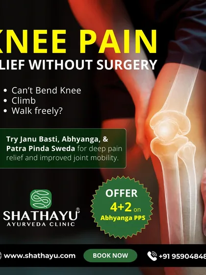 If you are struggling to bend your knee, climb stairs, or walk freely, surgery is not your only option. I combine therapies like Janu Basti, Abhyanga, and Patra Pinda Sweda to provide deep pain relief, reduce inflammation, and improve joint mobility naturally.