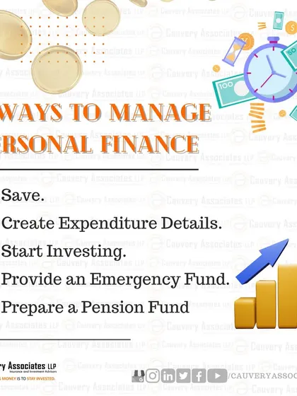 Here are five essential ways to manage your personal finances: save, create an expenditure list, start investing, build an emergency fund, and prepare a pension fund.