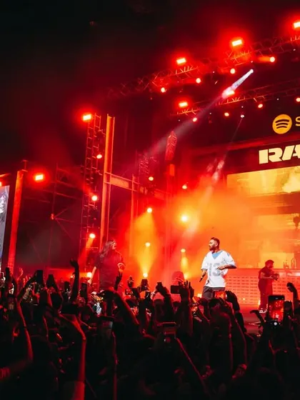 The crowd at Spotify's Rap 91 Live event was electric. This is what it looks like when thousands of hip hop fans come together for a massive show.