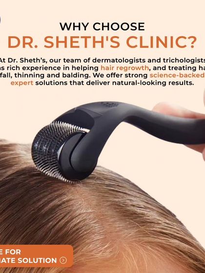 Why choose our clinic? Because our team of dermatologists and trichologists has rich experience in treating hair fall, thinning, and balding with strong, science-backed solutions that deliver natural-looking results.