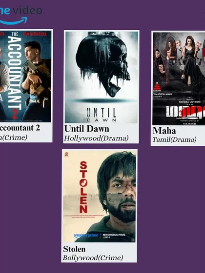 Crime, drama, and more from Prime Video. These intense films are perfect for a thrilling movie night.