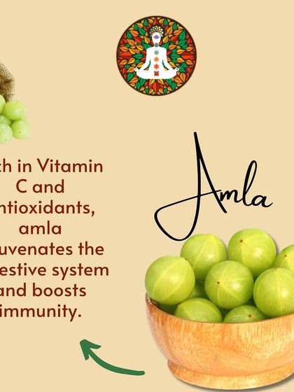 The second Sattvic food is Amla, or Indian Gooseberry. Rich in Vitamin C and antioxidants, amla rejuvenates the digestive system and provides a powerful boost to your immunity.