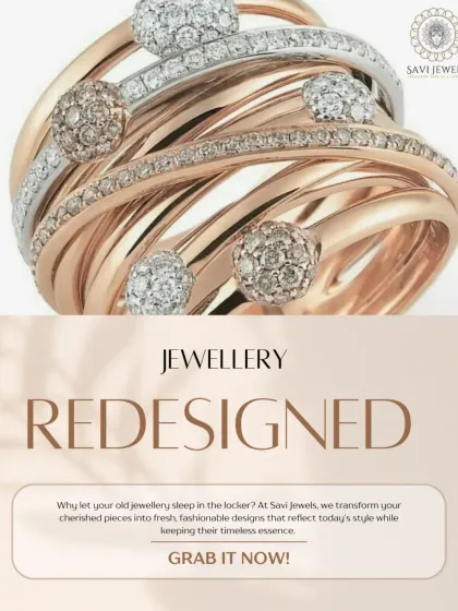 With gold prices on the rise, redesigning is a smart and sustainable choice. We transformed an older ring into this contemporary masterpiece, keeping the memories alive while giving it a fresh, elegant glow.